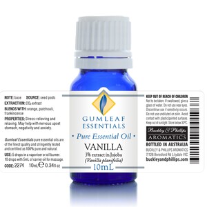 VANILLA (3% IN JOJOBA) ESSENTIAL OIL