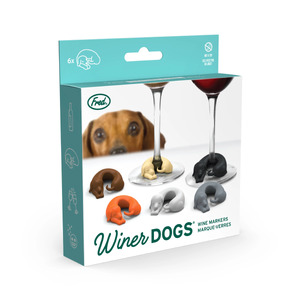 Wiener dog drink markers set