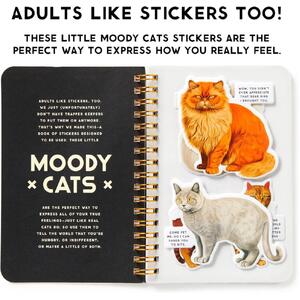 Moody Cats Sticker Book