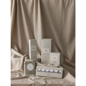 Santal Scented Tealight Candles Set/12 8.6x23x2cm Brn