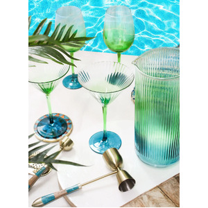 Cocktail Glass island Blue (Set of 4) - BULK ITEM