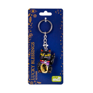 KEYCHAIN RUDE LUCKY KITTY 