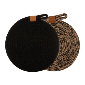 Nash Black Set of 2 Trivets