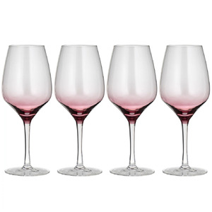 Prism Plum 4pk Wine Glass - BULK ITEM