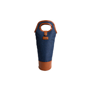 Avery Navy Insulated Single Wine Bag