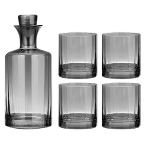 Ava Charcoal 5pc Whisky Set  - BULK ITEM