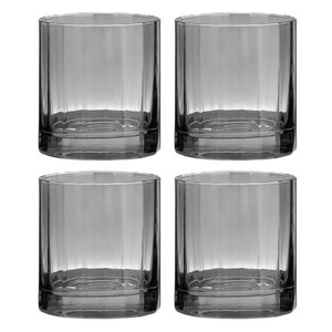 Ava Charcoal 4pk Whisky Glass  - BULK ITEM