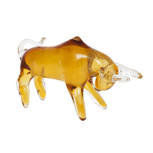 COLOURED GLASS SMALL DIEGO 18.5x6.5x11cm - BULK ITEM