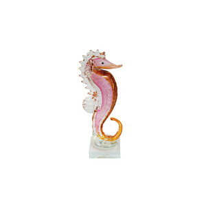 COL GLASS SEAHORSE MORSE 10X8X27CM - BULK ITEM