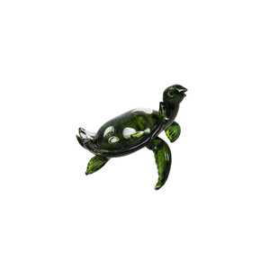 COL GLASS TURTLE MYDAS 21X22X16CM - BULK ITEM