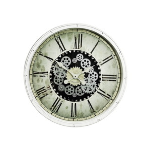 73CM Inner Workings white COG Clock - CLICK & COLLECT ONLY