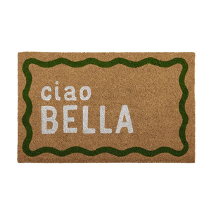 Ciao Bella PVC Back Coir Mat 50x80cm Grn