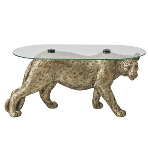 Leo Leopard Coffee Table 85.5x45x42cm