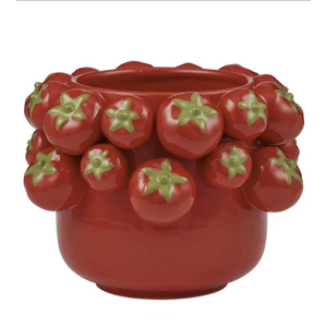 Pomodoro Ceramic Pot 23x21x16.5cm Red