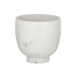 Otis Marble Wine Cooler 23x23x23cm White - CLICK & COLLECT ONLY