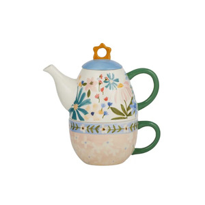 Frankie Ceramic Tea For One 19.5x9x11cm - BULK ITEM