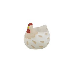 Charlie Chook Cer Egg Cup 8x7.5cm Ivory