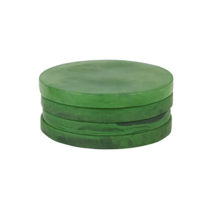 Kip S/4 Resin Coasters 10cm Emerald