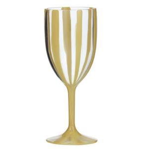 Cabana Acrylic Wine Glass 8x20cm Honey