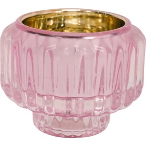 Candle Hldr La Fiesta Pink