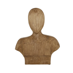 Una Wood Sculpture 30x10x36.5cm Natural