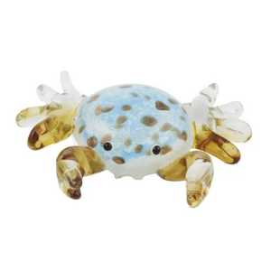 Carter Crab Glass Sculpture 12.5x11x4cm