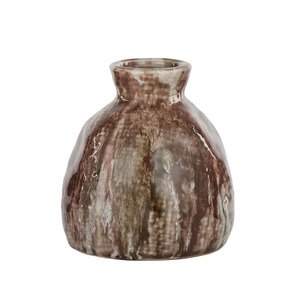 Parnell Ceramic Vase 13x13.5cm Cocoa