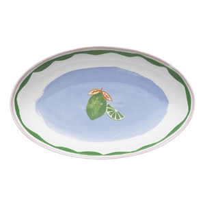 Fiesta Oval Serv Platter Lime