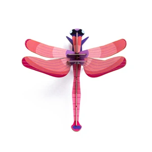 Studio Roof: Wall Art Butterflies (B7) - Ruby Dragonfly