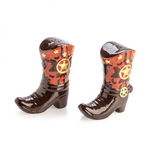 SALT & PEPPER SET COWBOY BOOTS 