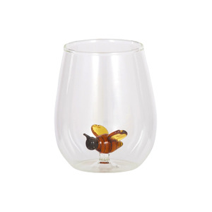 Bumble Bee Glass Tumbler 8.5x10cm